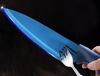 blue chef knife
