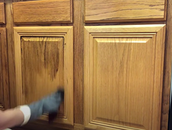How To Tone Down Orange Oak Cabinets