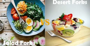 Salad fork vs dessert fork