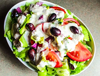 creamy greek salad dressing calories