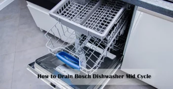 How to Drain Bosch Dishwasher Mid Cycle