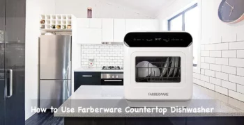 how to use farberware countertop dishwasher