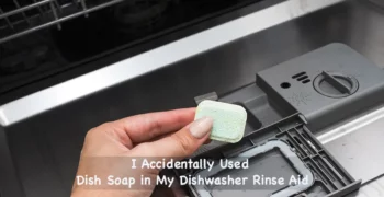 accidentally put dish soap in dishwasher rinse aid