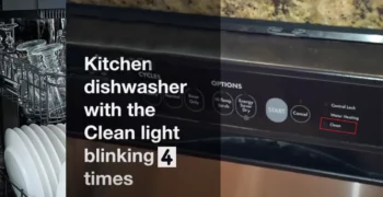 Kitchenaid Dishwasher Clean Light Blinking 4 Times